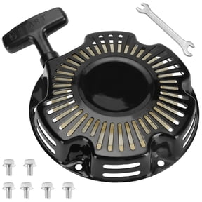 Pull Start Recoil Starter Assembly for Predator 79cc 98cc 99cc 100cc 2.8HP 3.0HP Coleman CT100U CC100X CK100 SK100 Mini Bike Go Kart MB100 Generators Habor Freight 68124 69733 OHV Engine Parts