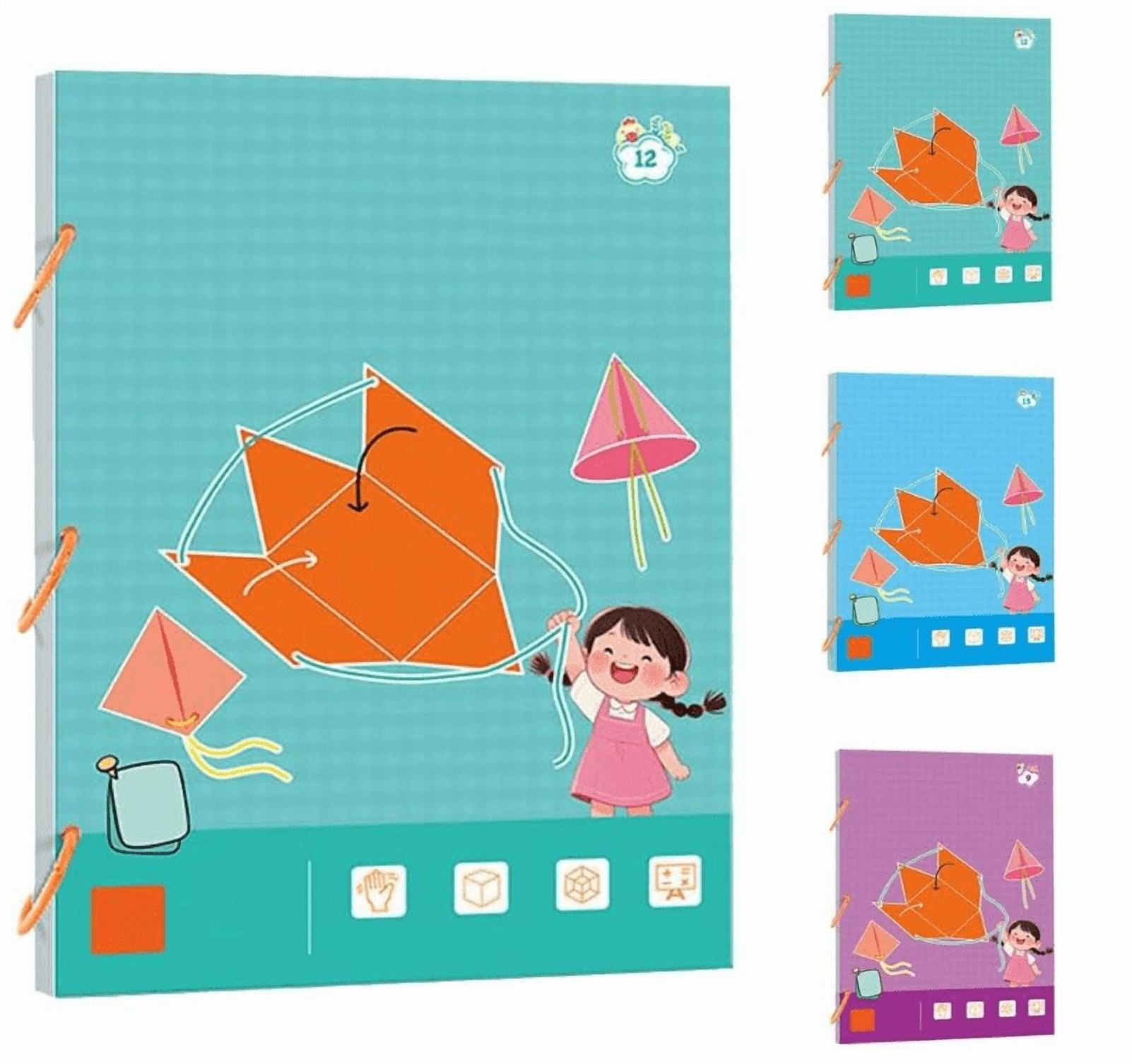 2026 Pull String Geometry Book Pull String Geometry Book DIY Solid 2026 Pull String Geometry Book Pull String Geometry Book DIY Solid