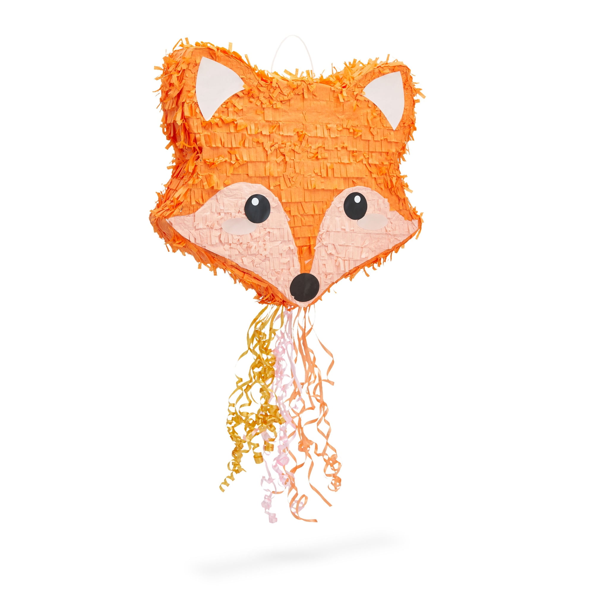 Pull String Fox Pinata for Woodland Baby Shower Decorations