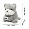 thumbnail image 1 of Pull-String Wagging Tail Plush Doll, Interactive Backpack Clip & Keychain, Durable Stress Relief Toy for Kids & Adults, Fun Gift with Moving Tail B, 1 of 2