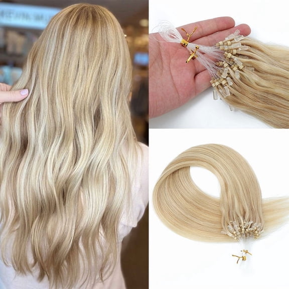 Pull-Tab Microloop Invisible Hair Extensions - Seamless Volume & Thickness Enhancer for Fine Hair, 40g/50g/80g/100g Options