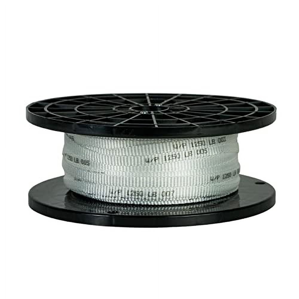 Pull Tape Made In 100 Polyester Cable Wire Pulling bing, Flat Rope 1250 Lb (1/2 Inch