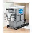 thumbnail image 1 of Pull Out Trash Can Under Cabinet, Under Sink Trash Can Kit for 7.5-10 Gallon with Garbage Bag Holder, Heavy Duty Steel Frame, Holds Up to 125 lb, Easy to Install (Bin Not Included), 1 of 9