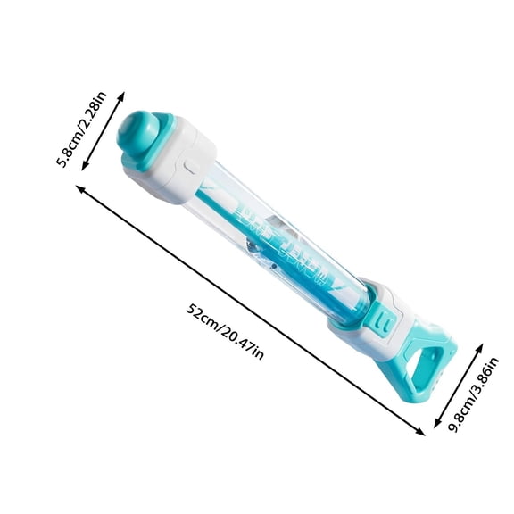 Pull Trigger Water Sprayer Toy Portable Water Blaster For Summer Pool Beach Party Play(Brown-52X9.8Cm)