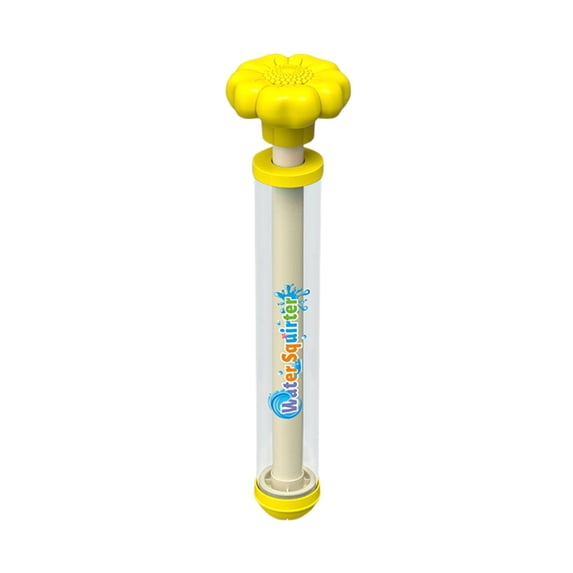 Pull Type Hand Water Shooter Toy with Flower Shape Grip, Portable Water Blaster Sprayer for Summer Backyard Pool Beach Outdoor Water Fighting Party Supplies