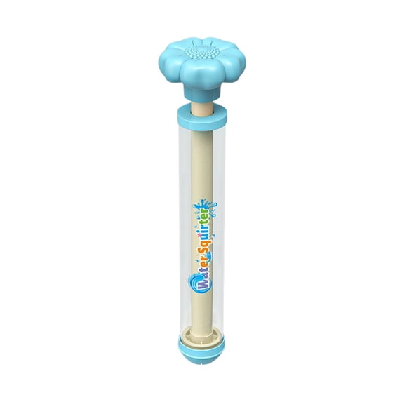 Pull Type Hand Water Shooter Toy with Flower Shape Grip, Portable Water Blaster Sprayer for Summer Backyard Pool Beach Outdoor Water Fighting Party Supplies