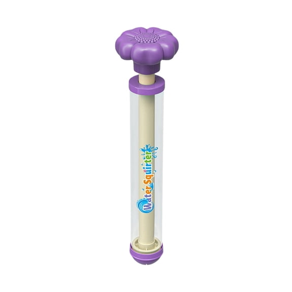 Pull Type Hand Water Shooter Toy with Flower Shape Grip, Portable Water Blaster Sprayer for Summer Backyard Pool Beach Outdoor Water Fighting Party Supplies