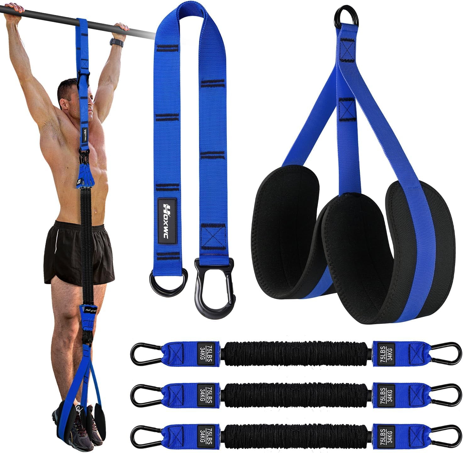 Exercise Bands Pull Up Assistance Bands, Heavy-Duty Pull Up Bands - Main Image