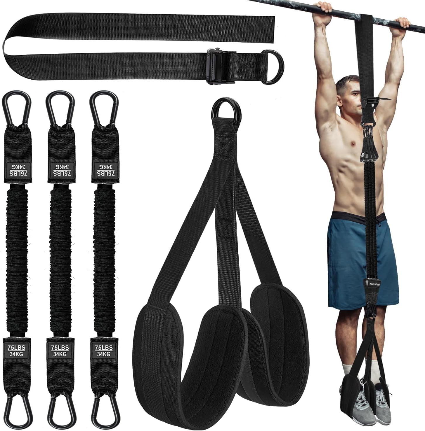 Pull Up Assistance Bands, Heavy Duty Resistance Band for Pull Up Bar