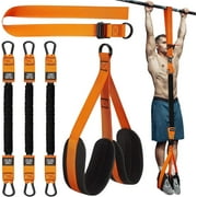 Pull Up Assistance Bands,Heavy Duty Resistance Band for Pull Up Bar,Adjustable Weight/Size with Fabric Feet/Knee Rest,Patented Pull Up Assist Band
