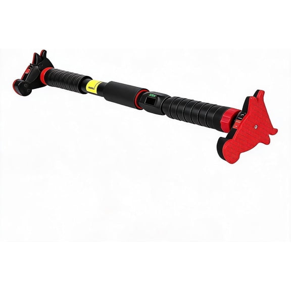 Pull-Up Bar, Chin Up Bar for Doorway with Level Meter and Auto Lock, Adjustable 27.6-36.2 Inch, No Screws, 440 lbs Capacity, Home Gym Strength Training