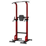 Pull Up Bar for Home Adjustable Height Multifunctional Home Strength Training Fitness Exercise Equipment, Simple Installation, Durable Home Fitness Equipment,Red