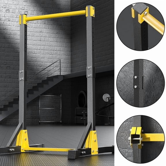 Pull Up Bar Power Tower, 11-Level Height Adjustable, Thickened Steel 400lbs Load, for Home Gym Vertical Knee Raise