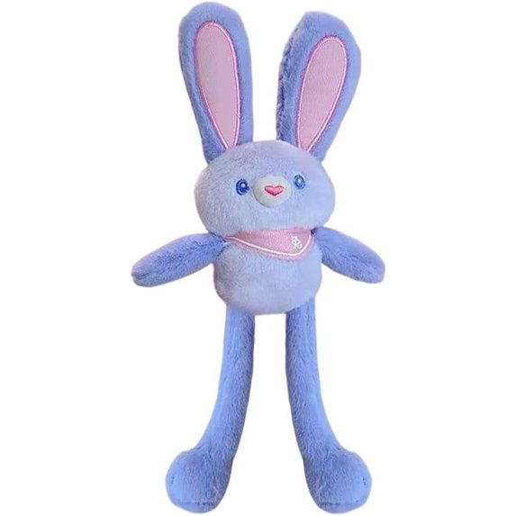 Pull-Up Rabbit Plush Toy,Easter Bunny Pull-up Toys,Easter Stuffed Rabbit Toy, Pull-Out Funny Rabbit Plush Keychain,12" Pull up Rabbit Pendant Bunny Keychain