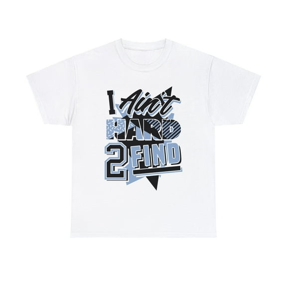 Pull Up Retro Blue Grey Sneaker Tee Shirt White