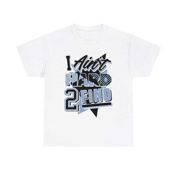 Pull Up Retro Blue Grey Sneaker Tee Shirt White