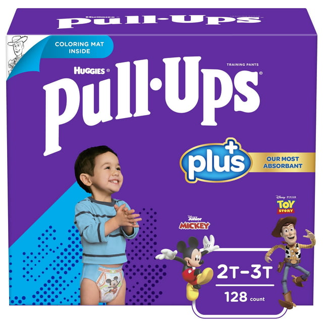 Pull-Ups Boys' Learning Designs Training Pants, 2T-3T, 128 Ct