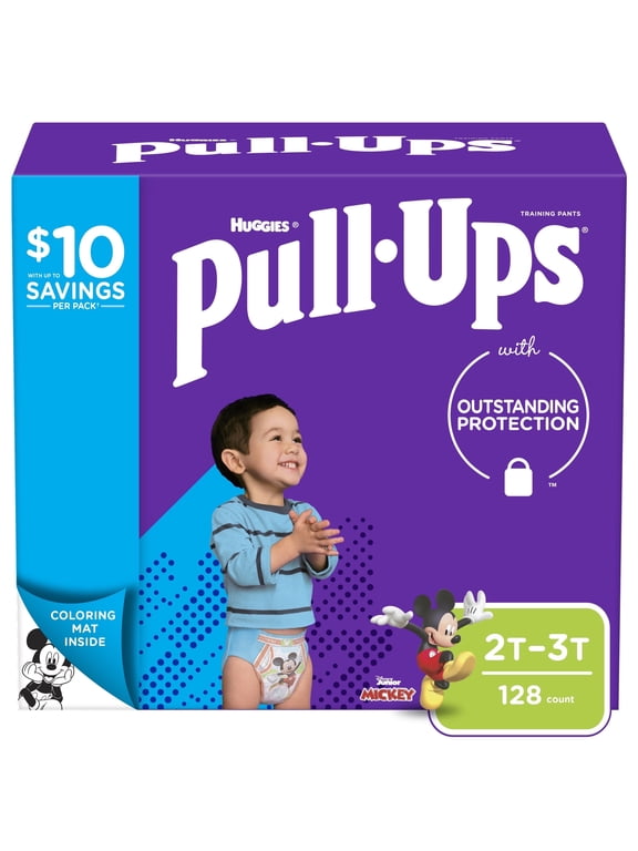 Boys' Learning Designs Training Pants, 2T-3T, 128 Ct