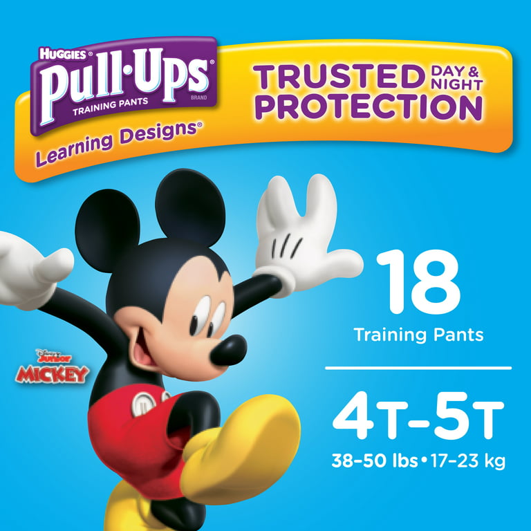 Huggies Pull-Ups Training Pants Learning Designs Cars Size 4T-5T