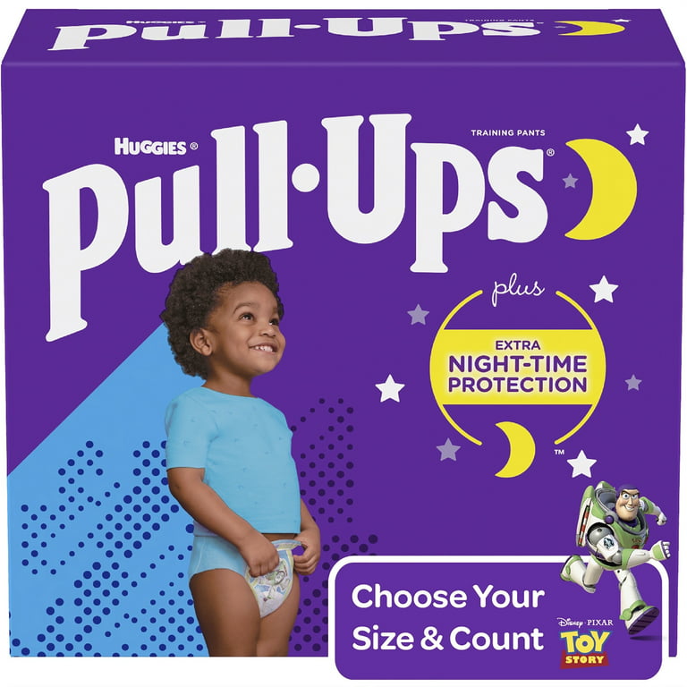 Pull-Ups Boys Night-Time Potty Training Pants, Training Underwear, 3T-4T