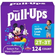 Pull-Ups Boys Potty Training Pants, 2T-3T 16-34 lbs, 124 Count Select for More