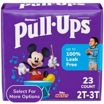 Pull-Ups Boys' Potty Training Pants, 2T-3T (16-34 lbs), 23 Count (Select for More Options)