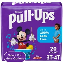 Pull-Ups Boys' Potty Training Pants, 3T-4T (32-40 lbs), 20 Count (Select for More Options)