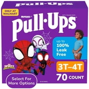 Pull-Ups Boys Potty Training Pants, 3T-4T 32-40 lbs, 70 Count Select for More