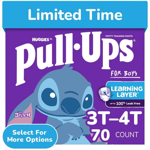 Pull-Ups Boys Potty Training Pants Disney Special Edition, 3T-4T, 70 Count