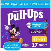 Pull-Ups Boys' Potty Training Pants, 4T-5T (38-50 lbs), 17 Count (Select for More)