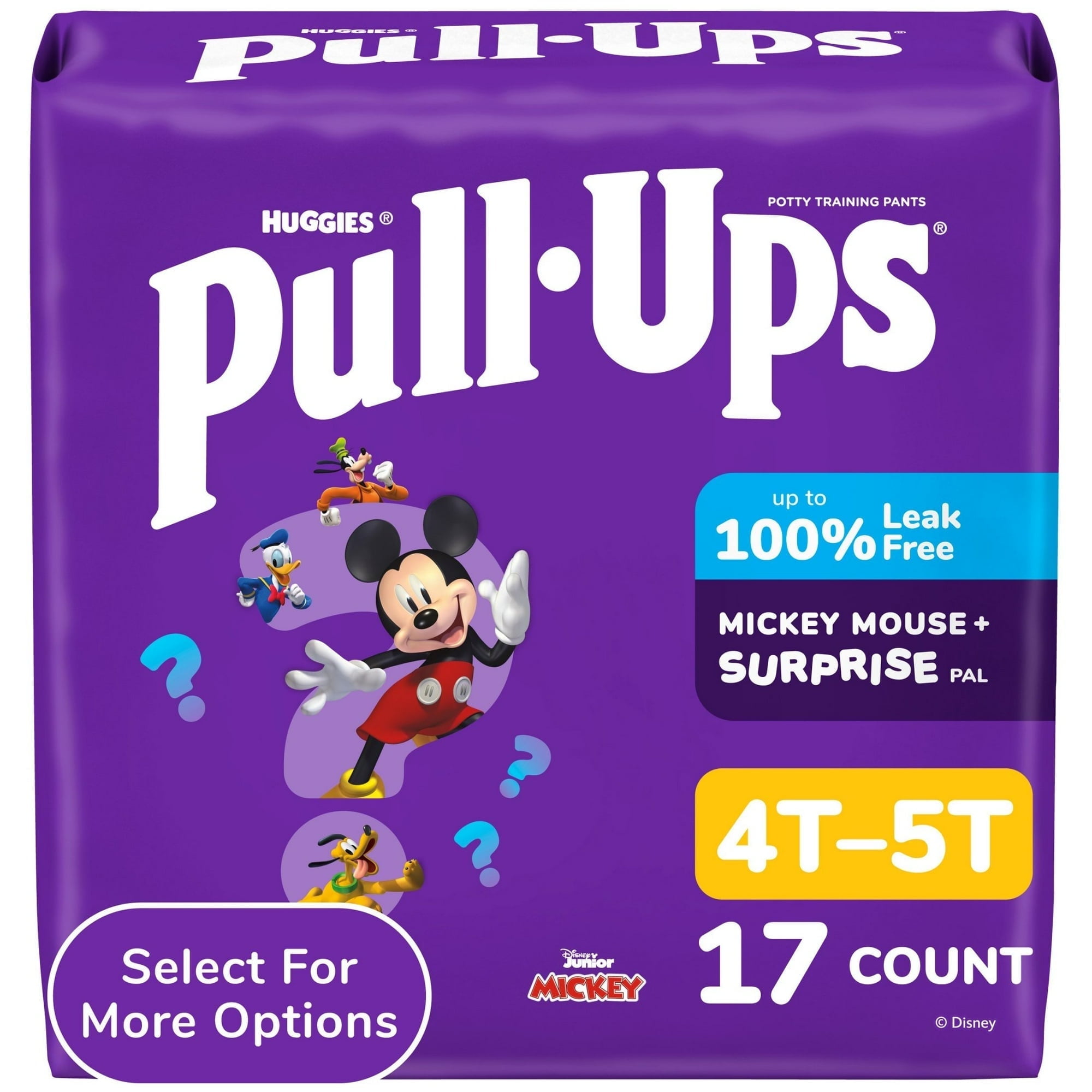 Pull-Ups Boys' Potty Training Pants, 4T-5T (38-50 lbs), 17 Count