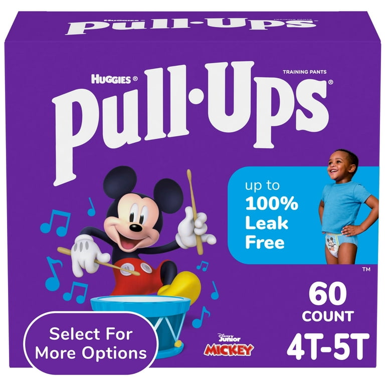 Pull-Ups Boys' Potty Training Pants, 4T-5T (38-50 lbs), 60 Count