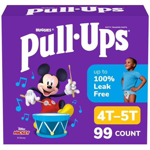 Pull-Ups Boys' Potty Training Pants, 4T-5T (38-50 lbs), 99 Count (Select for More)