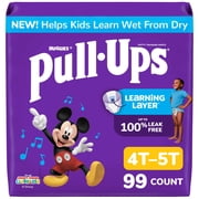 Pull-Ups Boys' Potty Training Pants, 4T-5T (38-50 lbs), 99 Count (Select for More)