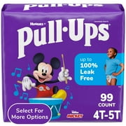 Pull-Ups Boys' Potty Training Pants, 4T-5T (38-50 lbs), 99 Count (Select for More)