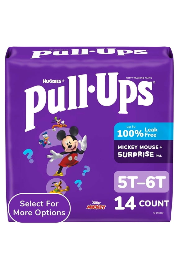 Boys' Potty Training Pants, 5T-6T (46+ lbs), 14 Count