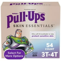 Pull-Ups Boys' Skin Essentials Training Pants, 3T-4T (32-40 lbs), 54 Ct (Select for More)