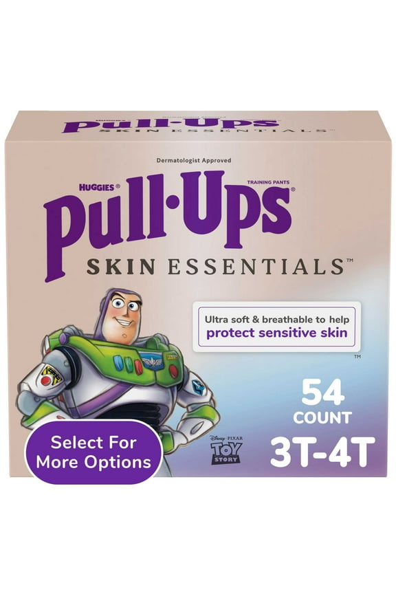Boys' Skin Essentials Training Pants, 3T-4T (32-40 lbs), 54 Count (Select for More)