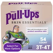 Pull-Ups Boys Skin Essentials Training Pants, 3T-4T 32-40 lbs, 54 Count Select for More