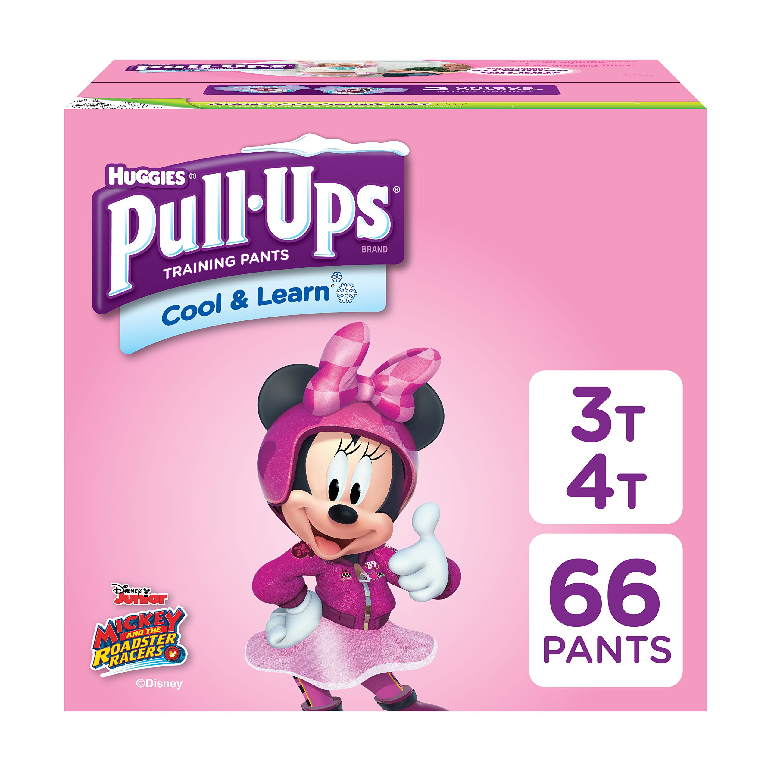 PullUps Cool & Learn Potty Training Pants for Girls, 3T4T (3240 lb
