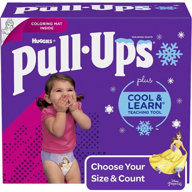 Pull-Ups Girls' Cool & Learn Training Pants, 2T-3T, 94 Ct