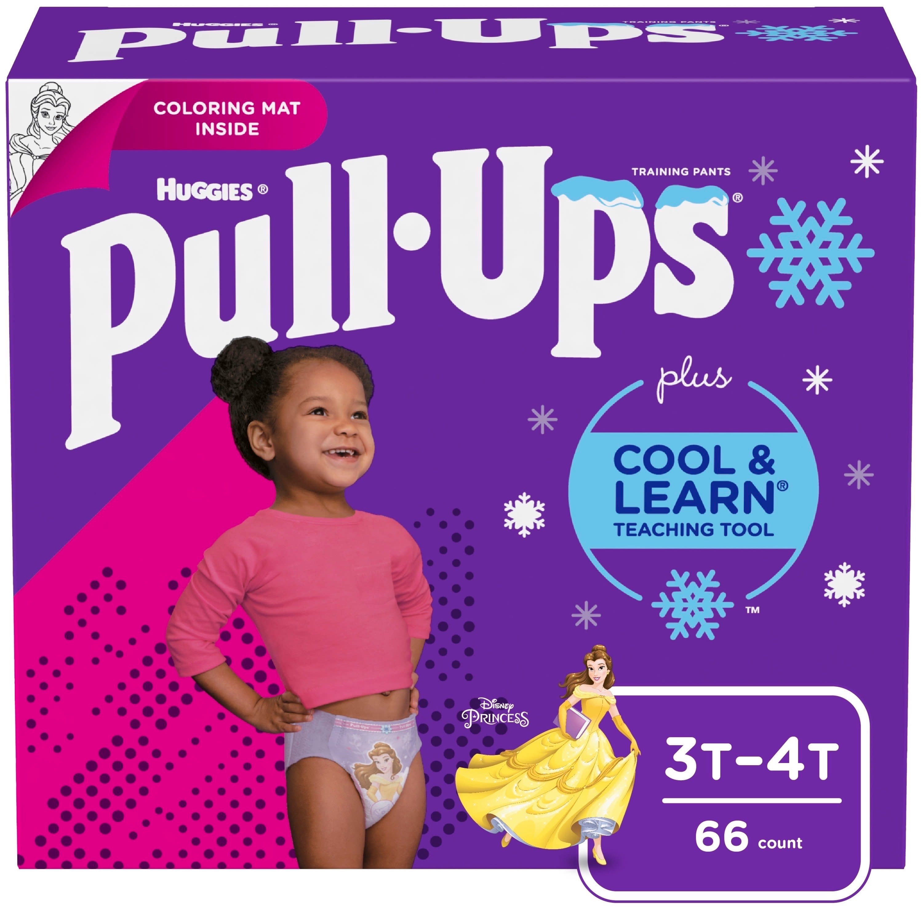 Pull-Ups Girls' Cool & Learn Training Pants, 3T-4T, 66 Ct - image 1 of 9