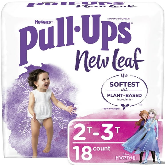 Pull-Ups Girls' New Leaf Training Pants, 2T-3T, 18 Ct