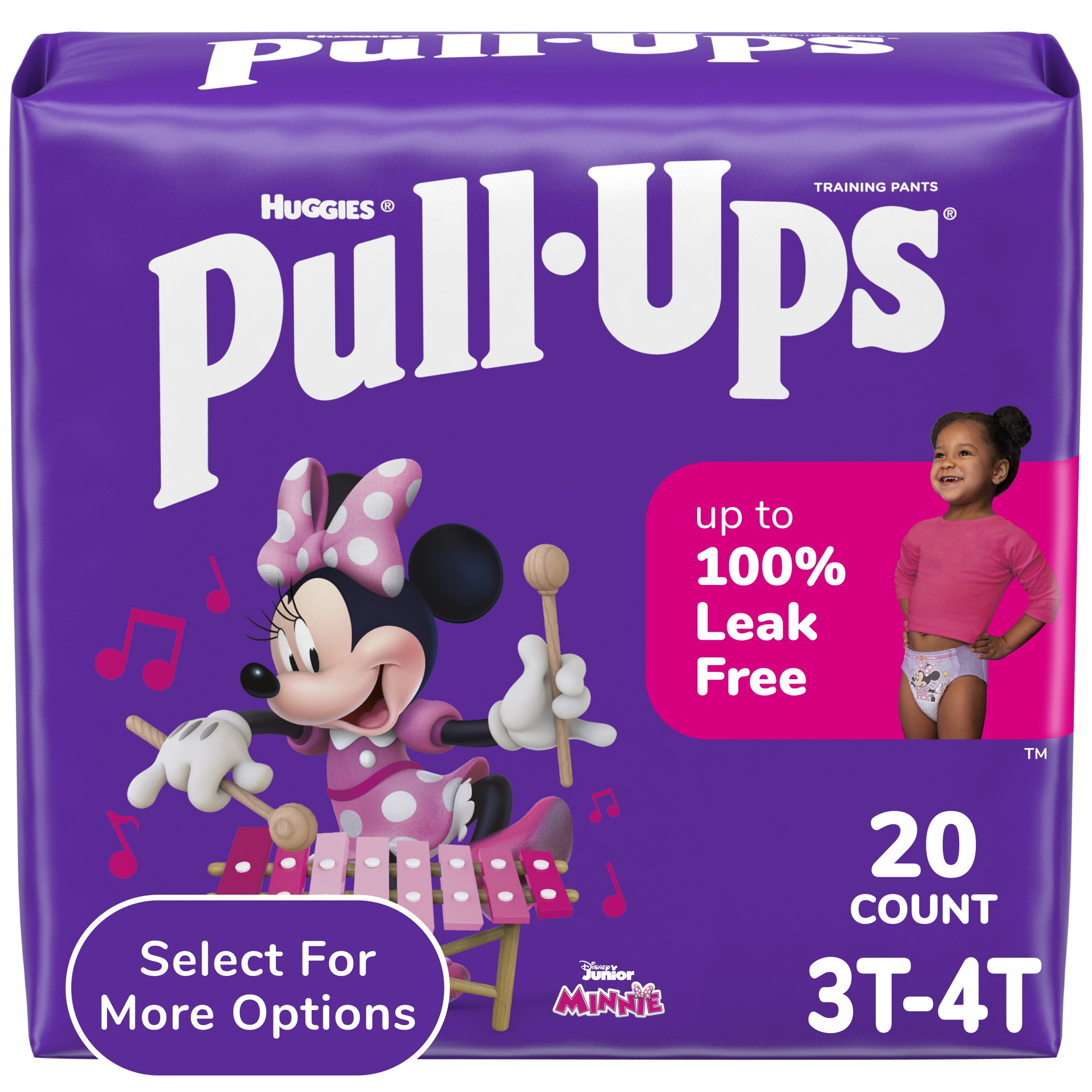 Huggies Pull-Ups Plus Training Pants For Boys One Color, 4T-5T (38-50  lb/17-23 kg) 
