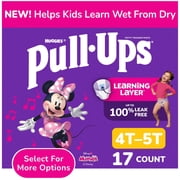 Pull-Ups Girls Potty Training Pants, 4T-5T 38-50 lbs, 17 Count Select for More
