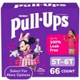thumbnail image 1 of Pull-Ups Girls' Potty Training Pants, 5T-6T (46+ lbs), 66 Count (Select for More), 1 of 15