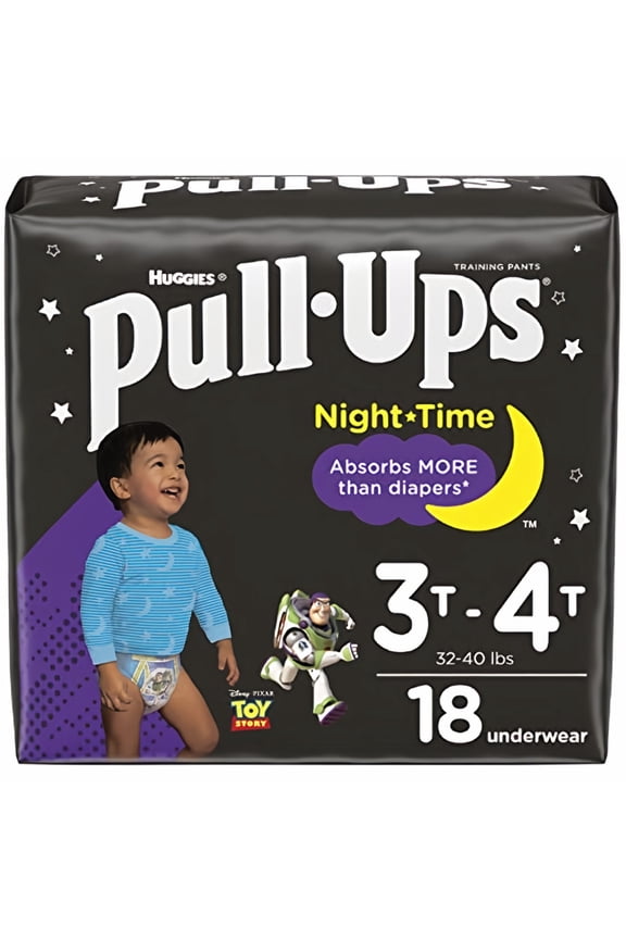 Huggies Night Time Training Pants for Boys 3T-4T (Pack of 6)
