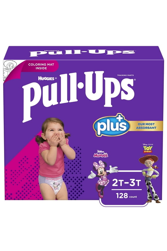 Learning Designs Female Training Pants, 2T - 3T, 128 Count