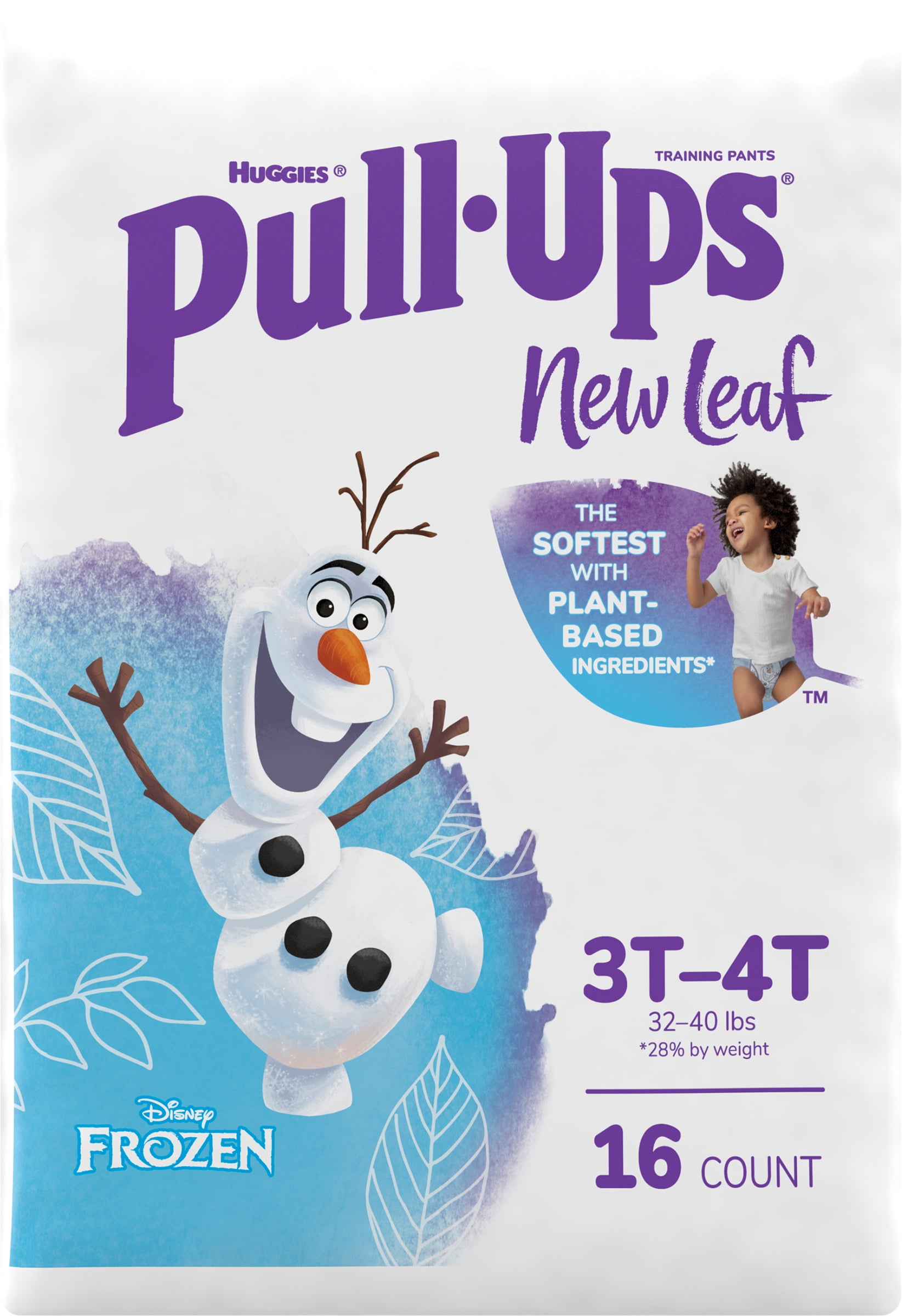Pull-Ups New Leaf Boys' Disney Frozen Training Pants, 3T-4T, 16 Ct