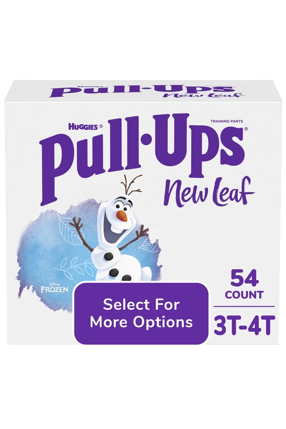 New Leaf Boys' Disney Frozen Training Pants, 3T-4T, 54 Ct (Select for More Options)